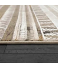 Dynamic Rugs RUBY Ivory/Taupe/Grey 2182 5ft. 3in. x 7ft. 7in. Rect. Rug