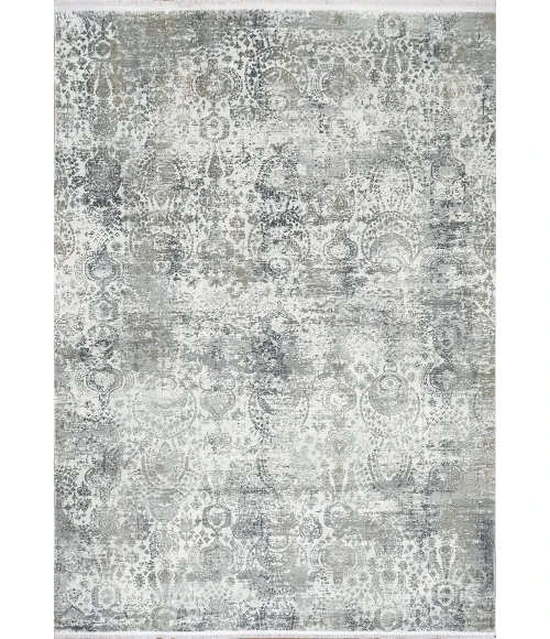 Dynamic Rugs RUBY Ivory/Grey 2162 9ft. x 12ft. Rect. Rug