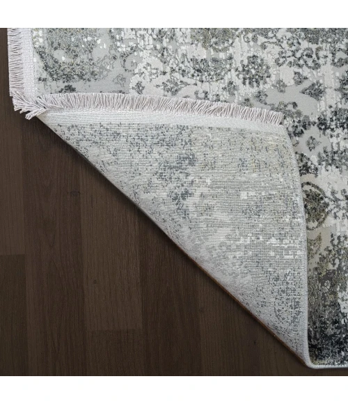 Dynamic Rugs RUBY Ivory/Grey 2162 9ft. x 12ft. Rect. Rug