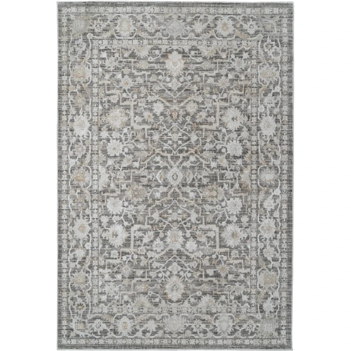 Dynamic Rugs SAFFRON Grey/Beige/Ivory 16613 5ft. 3in. x 7ft. 6in. Rect. Rug