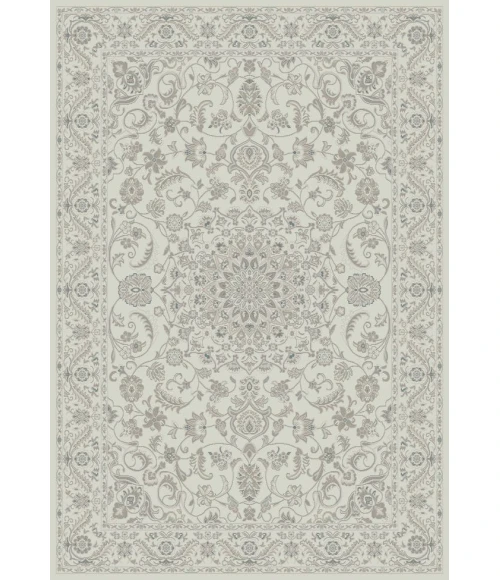 Dynamic Rugs SANTANA Cream/Grey 10260 6ft. 7in. x 9ft. 6in. Rect. Rug
