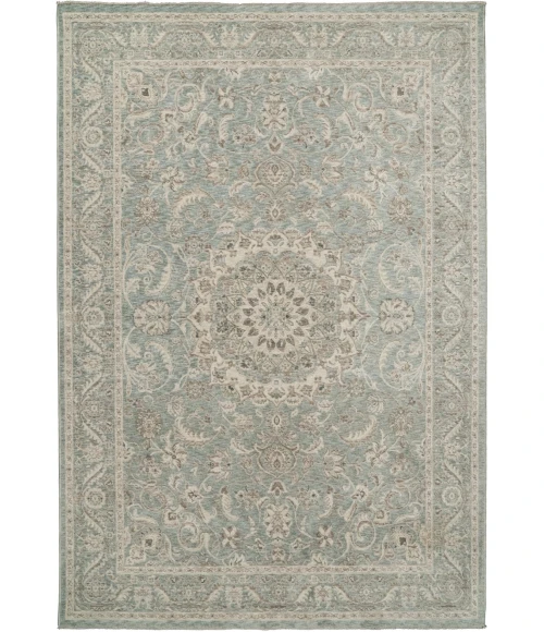 Dynamic Rugs SANTANA Blue/Beige 10260 9ft. x 12ft. 6in. Rect. Rug