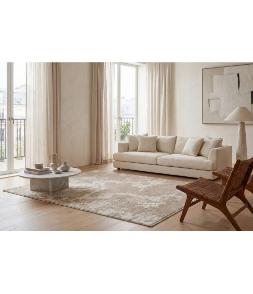 Dynamic Rugs SEQUENCE Beige/Dark Beige 18502 9ft. x 12ft. Rect. Rug