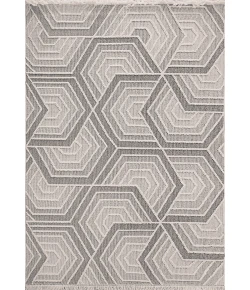 Dynamic Rugs SEVILLE Ivory/Grey 3611 5ft. x 7ft. Rect. Rug