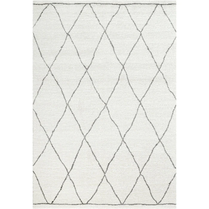 Dynamic Rugs SHERPA Ivory/Grey 49004 2ft. 2in. x 7ft. 7in. Rect. Rug