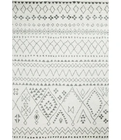 Dynamic Rugs SHERPA Ivory/Grey 49006 2ft. 2in. x 7ft. 7in. Rect. Rug