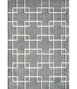 Dynamic Rugs SILKY SHAG Silver 5901 7ft. 10in. x 10ft. 10in. Rect. Rug