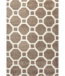 Dynamic Rugs SILKY SHAG Beige 5903 6ft. 7in. x 9ft. 6in. Rect. Rug