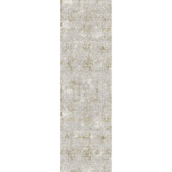 Dynamic Rugs SKYLER Grey/Green 6711 2ft. 3in. x 7ft. 7in. Rect. Rug