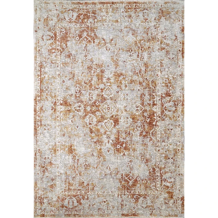 Dynamic Rugs SKYLER Grey/Copper 6711 5ft. 3in. x 7ft. 7in. Rect. Rug
