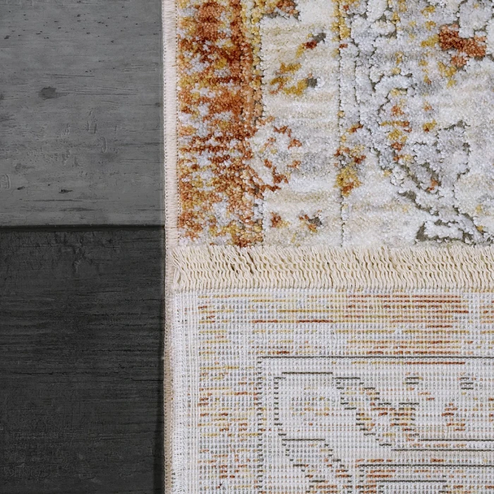 Dynamic Rugs SKYLER Grey/Copper 6711 2ft. 3in. x 7ft. 7in. Rect. Rug
