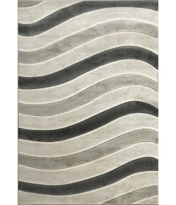 Dynamic Rugs STELLA Charcoal/Ivory/Grey 3282 7ft. 10in. x 10ft. 6in. Rect. Rug