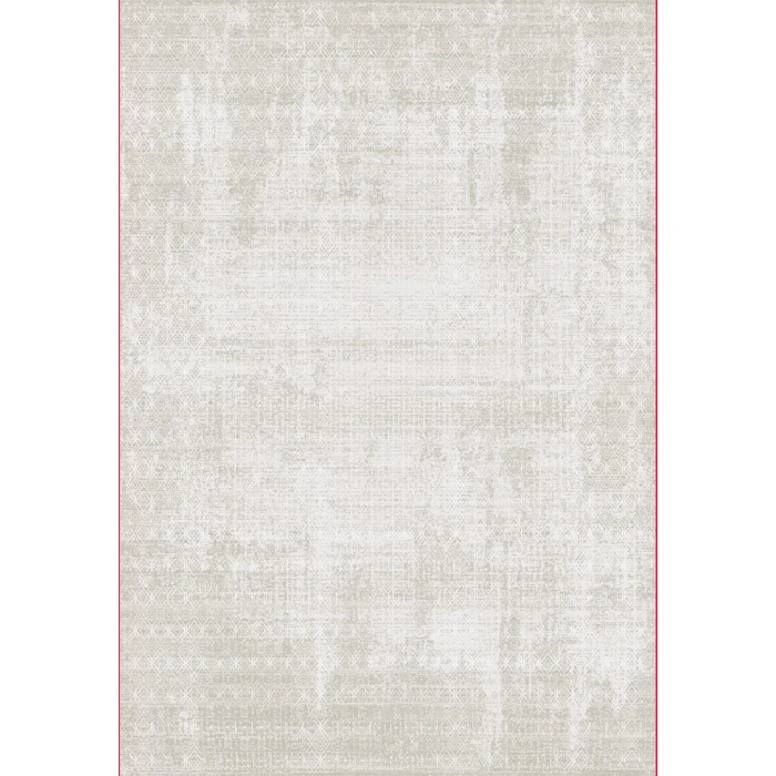 Dynamic Rugs STERLING Cream/Grey 18840 6ft. 7in. x 9ft. 6in. Rect. Rug