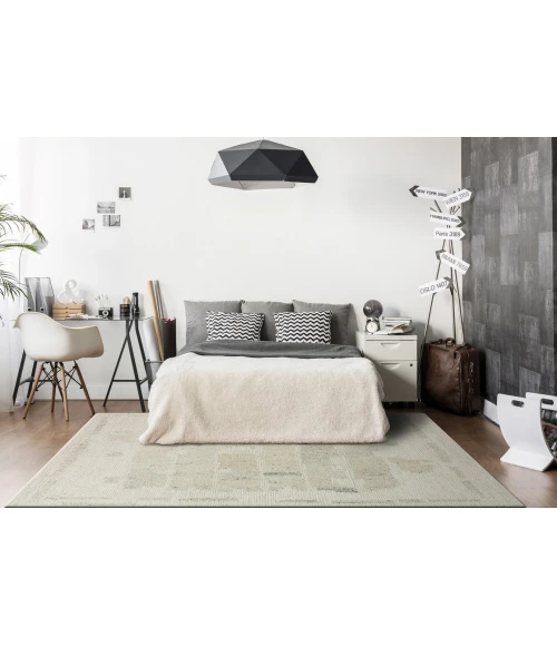 Dynamic Rugs TEAK Ivory 12800 9ft. x 12ft. Rect. Rug