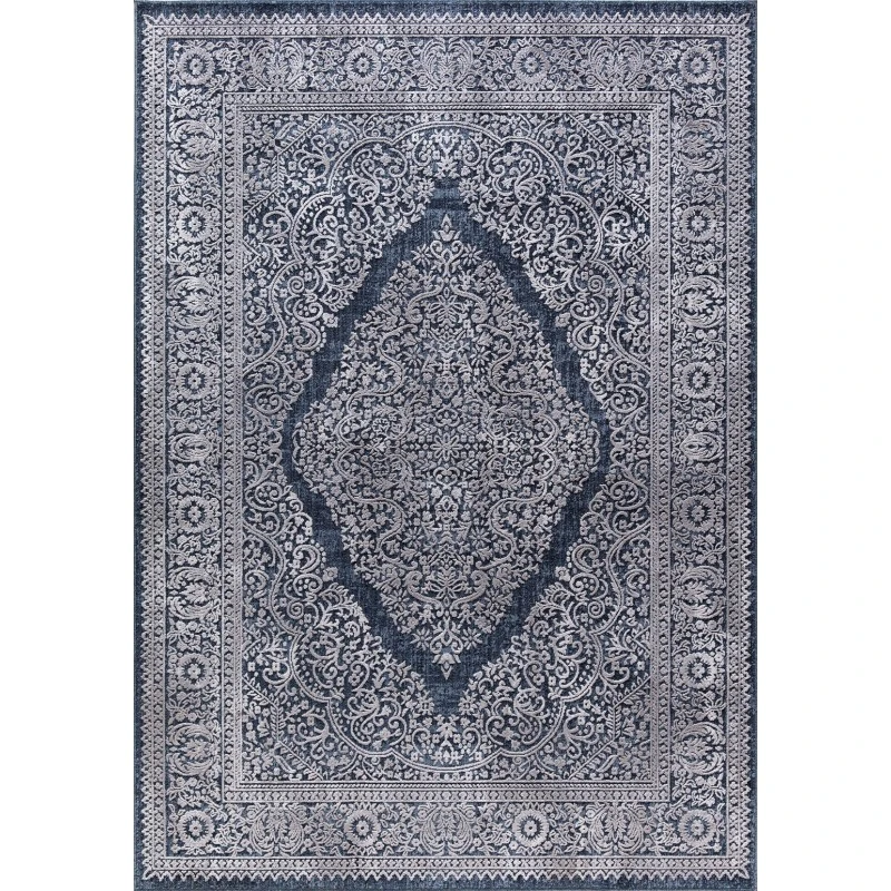 Dynamic Rugs TORINO Navy 3326 6ft. 7in. x 9ft. 6in. Rect. Rug