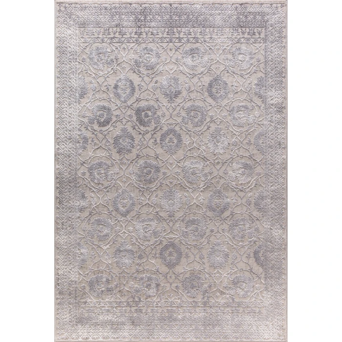 Dynamic Rugs TORINO Grey/Silver 3327 7ft. 10in. x 10ft. 10in. Rect. Rug