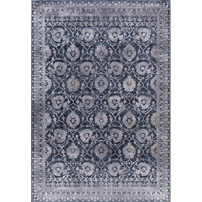 Dynamic Rugs TORINO Navy 3327 5ft. 3in. x 7ft. 7in. Rect. Rug