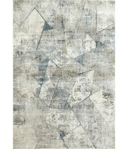 Dynamic Rugs TORINO Ivory/Blue 3334 7ft. 10in. x 10ft. 10in. Rect. Rug