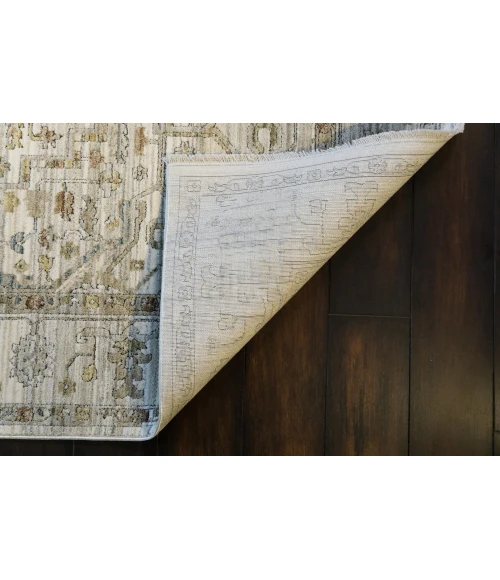 Dynamic Rugs TREVI Grey/Cream 13250 2ft. 2in. x 7ft. Rect. Rug