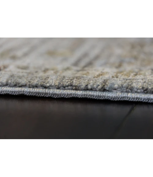Dynamic Rugs TREVI Grey/Cream 13250 2ft. 2in. x 7ft. Rect. Rug