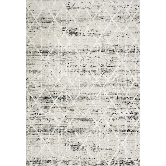 Dynamic Rugs TROYA Grey/Ivory 4604 3ft.11in. x 5ft. 7in. Rect. Rug