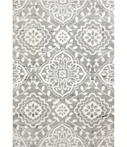 Dynamic Rugs TROYA Grey/Ivory 4605 7ft. 10in. x 10ft. 10in. Rect. Rug