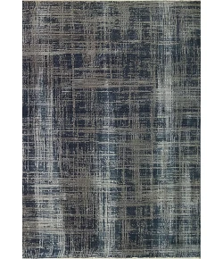 Dynamic Rugs UNIQUE Grey/Navy 4050 7ft. 10in. x 10ft. 10in. Rect. Rug