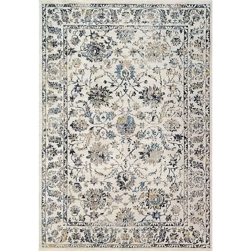 Dynamic Rugs UNIQUE Cream/Multi 4055 7ft. 10in. x 10ft. 10in. Rect. Rug