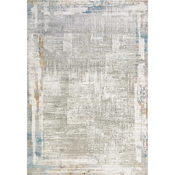 Dynamic Rugs VALLEY Grey/Blue 7989 7ft. 10in. x 10ft. 10in. Rect. Rug