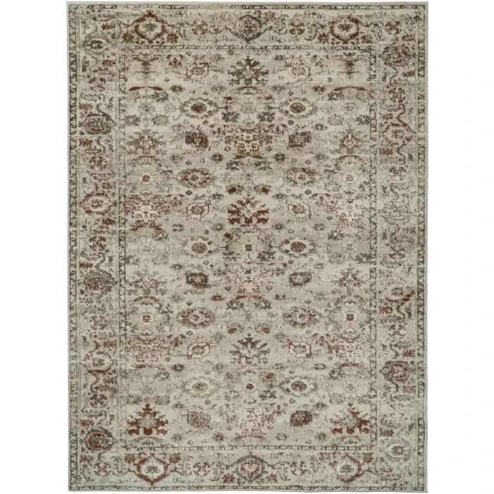 Dynamic Rugs VENEDIK Cream/Terra 17770 7ft. 10in. x 10ft. Rect. Rug