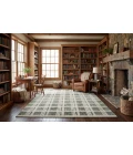 Dynamic Rugs VENEDIK Green/Grey 17774 5ft. 3in. x 7ft. Rect. Rug