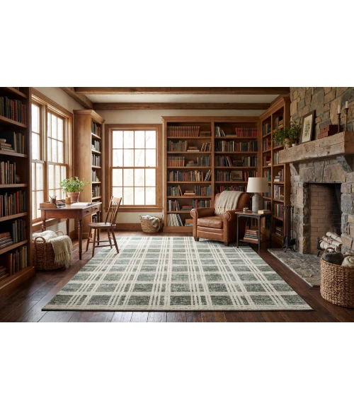 Dynamic Rugs VENEDIK Green/Grey 17774 5ft. 3in. x 7ft. Rect. Rug