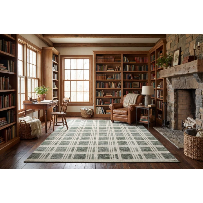 Dynamic Rugs VENEDIK Green/Grey 17774 5ft. 3in. x 7ft. Rect. Rug