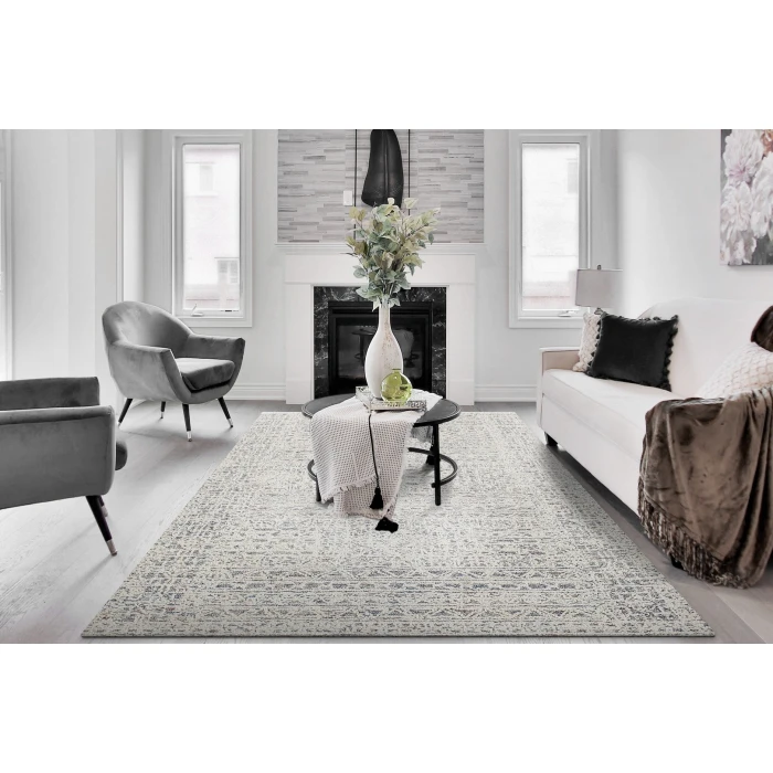 Dynamic Rugs VIGO Taupe/Charcoal/Ivory 2045 8ft. x 10ft. Rect. Rug