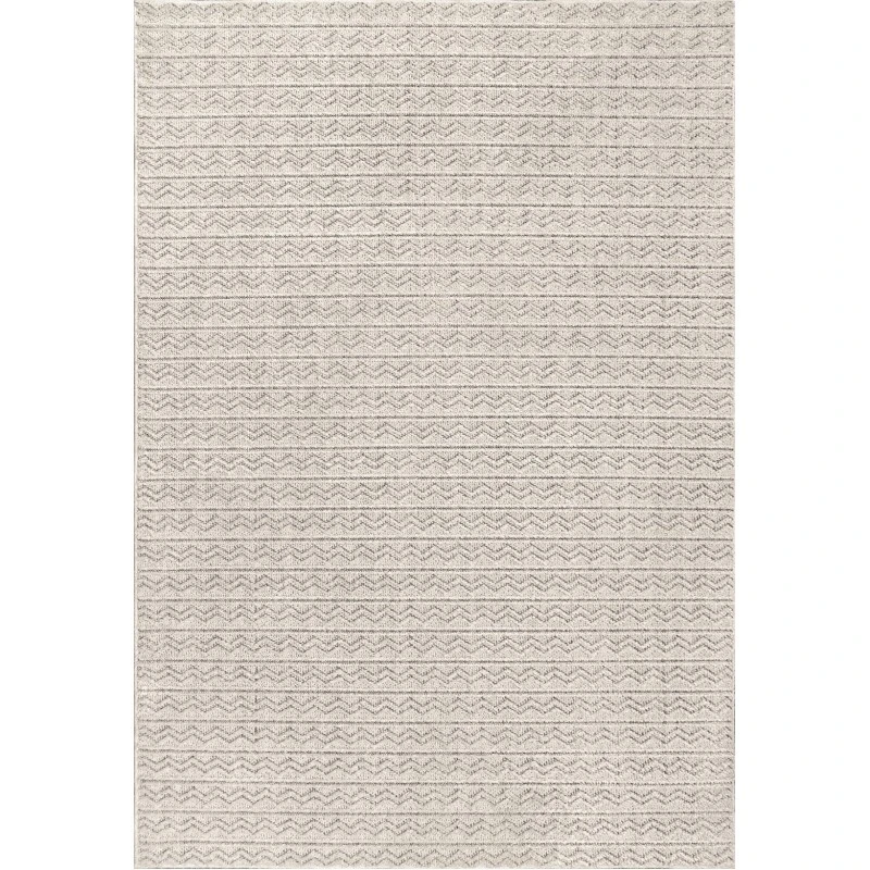Dynamic Rugs VUNA Ivory/Grey 14955 7ft. 10in. x 10ft. 10in. Rect. Rug