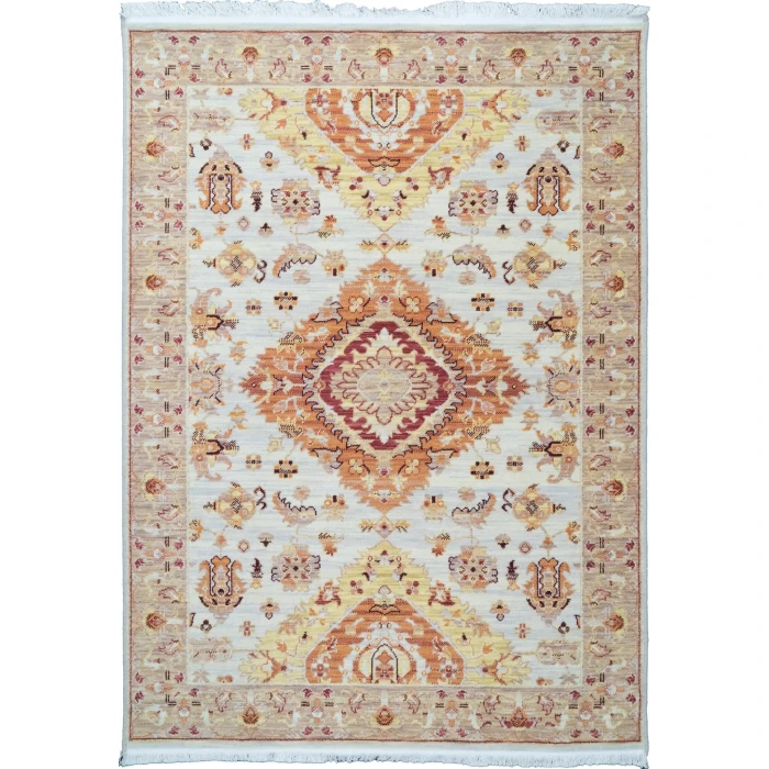 Dynamic Rugs WADE Taupe/Rust/Multi 18602 2ft. 2in. x 7ft. 7in. Rect. Rug