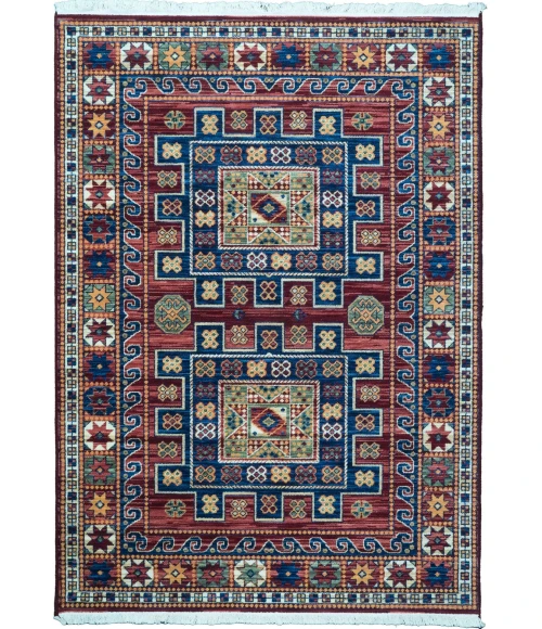 Dynamic Rugs WADE Red/Multi 18604 9ft. x 12ft. Rect. Rug