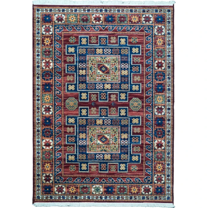 Dynamic Rugs WADE Red/Multi 18604 2ft. 2in. x 7ft. 7in. Rect. Rug