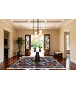 Dynamic Rugs WADE Red/Multi 18604 9ft. x 12ft. Rect. Rug
