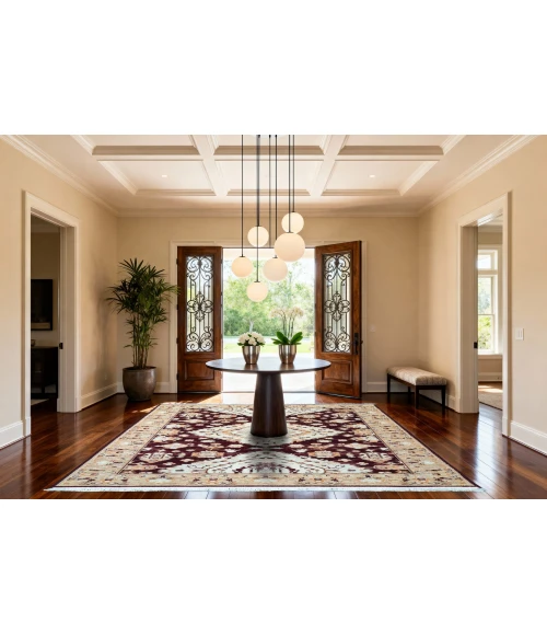 Dynamic Rugs WADE Red/Beige/Multi 18606 2ft. 2in. x 7ft. 7in. Rect. Rug