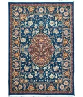 Dynamic Rugs WADE Navy/Red/Multi 18607 2ft. 2in. x 7ft. 7in. Rect. Rug