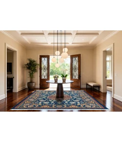 Dynamic Rugs WADE Navy/Red/Multi 18607 9ft. x 12ft. Rect. Rug