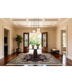 Dynamic Rugs WADE Red/Multi 18608 9ft. x 12ft. Rect. Rug