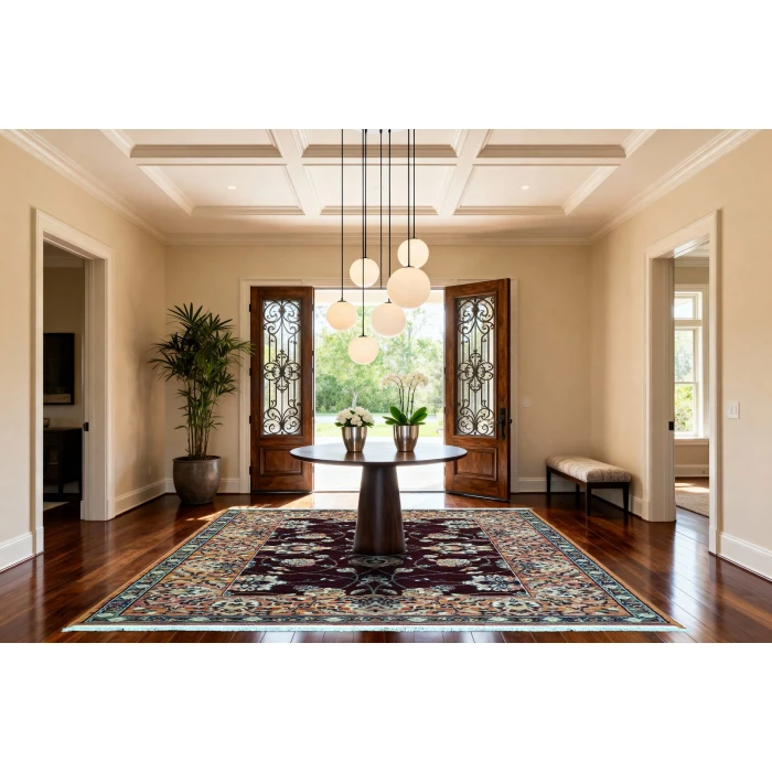Dynamic Rugs WADE Red/Multi 18608 2ft. 2in. x 7ft. 7in. Rect. Rug