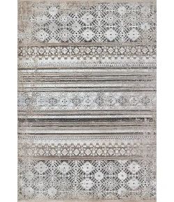 Dynamic Rugs WINGO Grey/Cream/Blue 7956 7ft. 10in. x 10ft. 10in. Rect. Rug