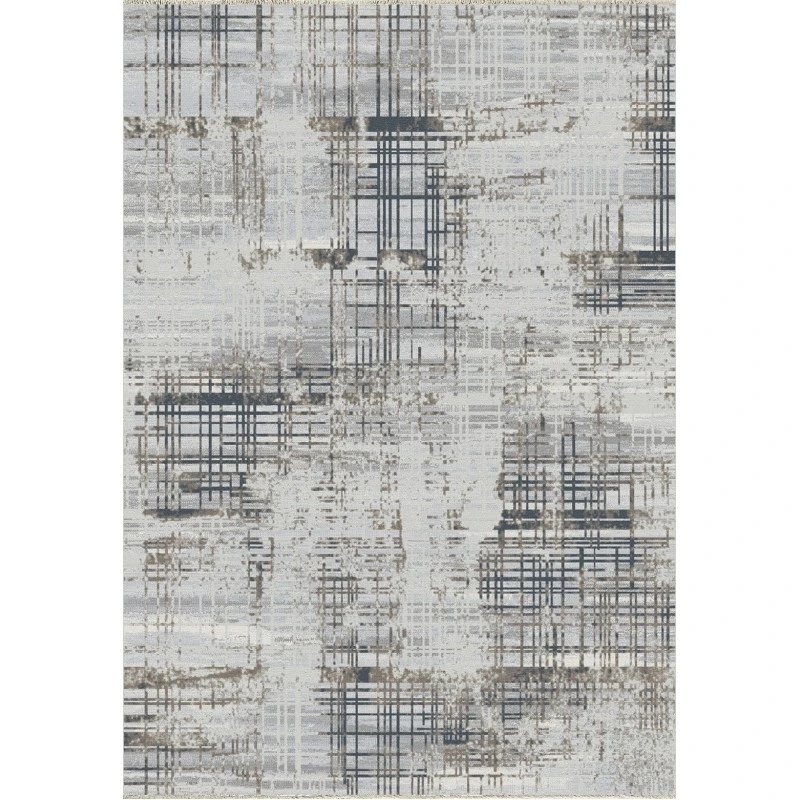 Dynamic Rugs WINGO Grey/Taupe 7962 2ft. 2in. x 7ft. 7in. Rect. Rug