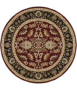Dynamic Rugs YAZD Red 1744 5ft. 3in. Round Rug