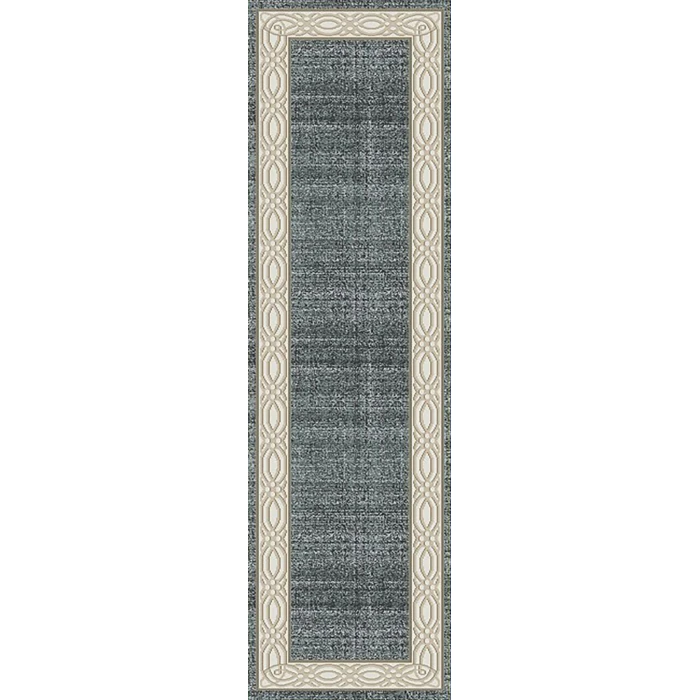 Dynamic Rugs YAZD Blue/Grey 1770 2ft. x 7ft. 7in. Rect. Rug