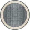 Dynamic Rugs YAZD Blue/Grey 1770 5ft. 3in. Round Rug