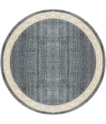 Dynamic Rugs YAZD Blue/Grey 1770 5ft. 3in. Round Rug